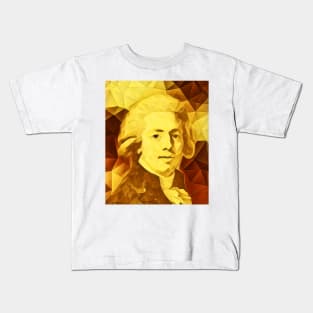 Fausto Elhuyar Golden Portrait | Fausto Elhuyar Artwork 6 Kids T-Shirt